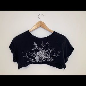 Emma & Sam Lf bust vintage tee crop top